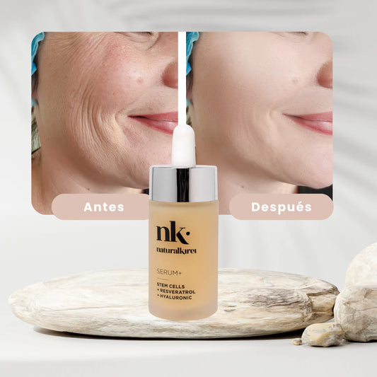 Sérum NaturalKirei + Rodillo Facial y Gua Sha de Regalo